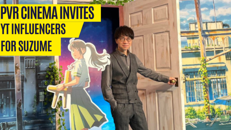 PVR extends invitations to influencers for Suzume’s promotional campaign, granting them the opportunity to meet renowned filmmaker Makoto Shinkai on April 20th, 2023