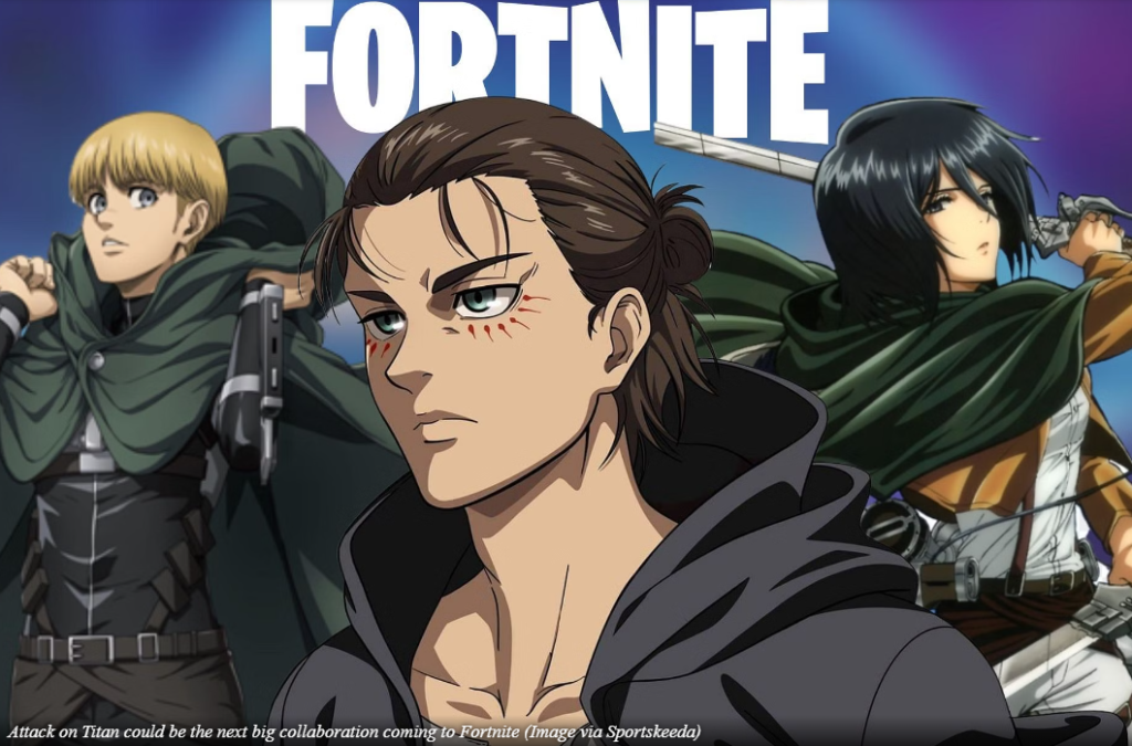 Fortnite and attack on titan collab by Animation Vibes 